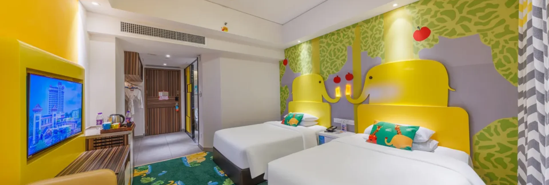 Elephant Room-Two Beds